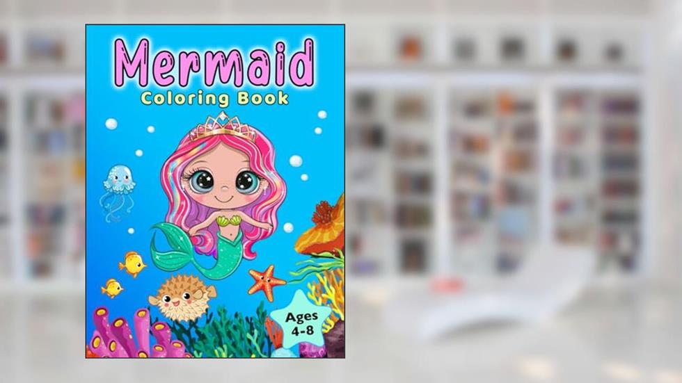 Mermaid Coloring Book: For Kids Ages 4-8 (Coloring Books for Kids), written by Golden Age Press; Enchanted Willow