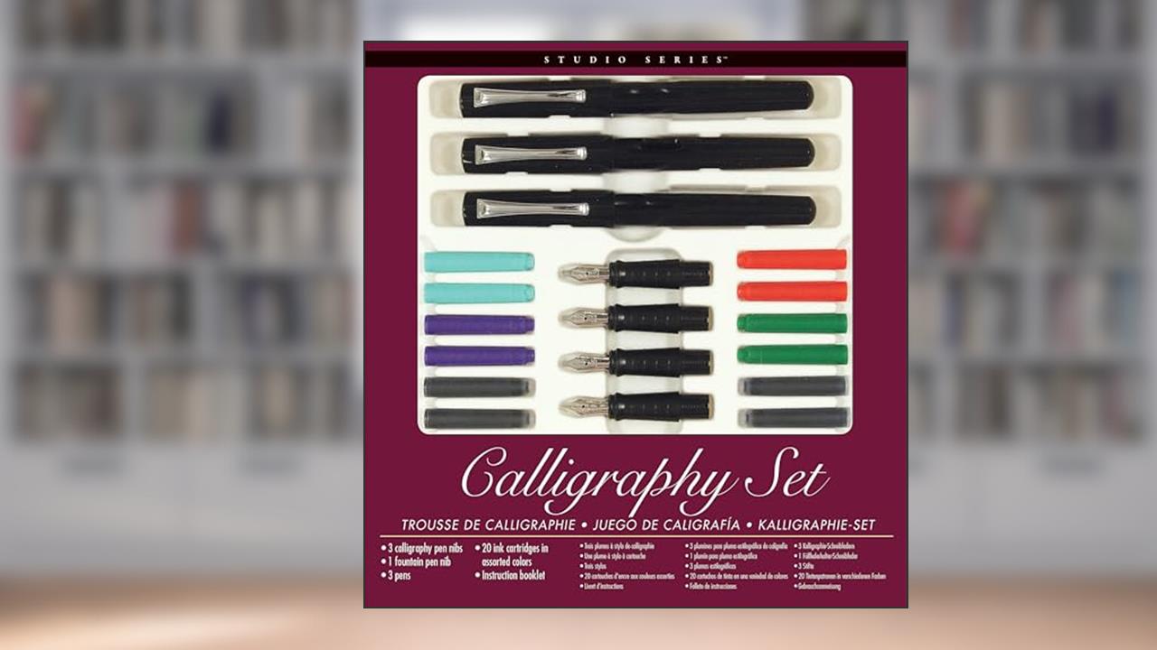 Studio Series Calligraphy Pen Set, written by Peter Pauper Press