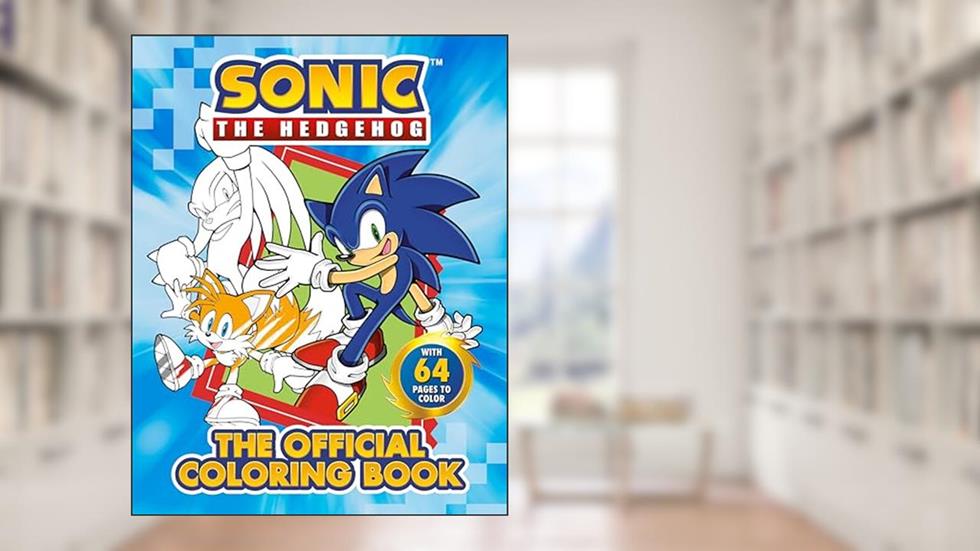 Sonic the Hedgehog: The Official Coloring Book, written by Penguin Young Readers Licenses