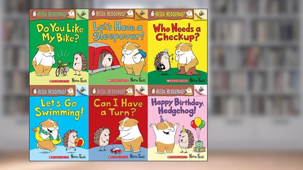 HELLO, HEDGEHOG! Complete Series 6 Books Set, written by Norm Feuti