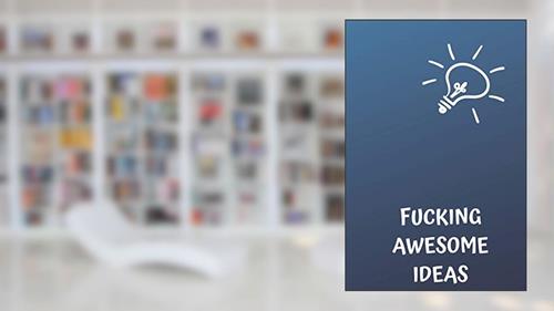 Cover from Fucking Awesome Ideas: Motivational Journal - Notebook, Composition Notebook, Gift notebook, Diary (110 Pages,Collegr Ruled-Lined, 6 x 9), written by jes journals