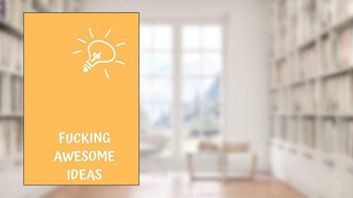 Cover from Fucking Awesome Ideas: Motivational Journal - Notebook, Composition Notebook, Gift notebook, Diary (110 Pages,Collegr Ruled-Lined, 6 x 9), written by jes journals
