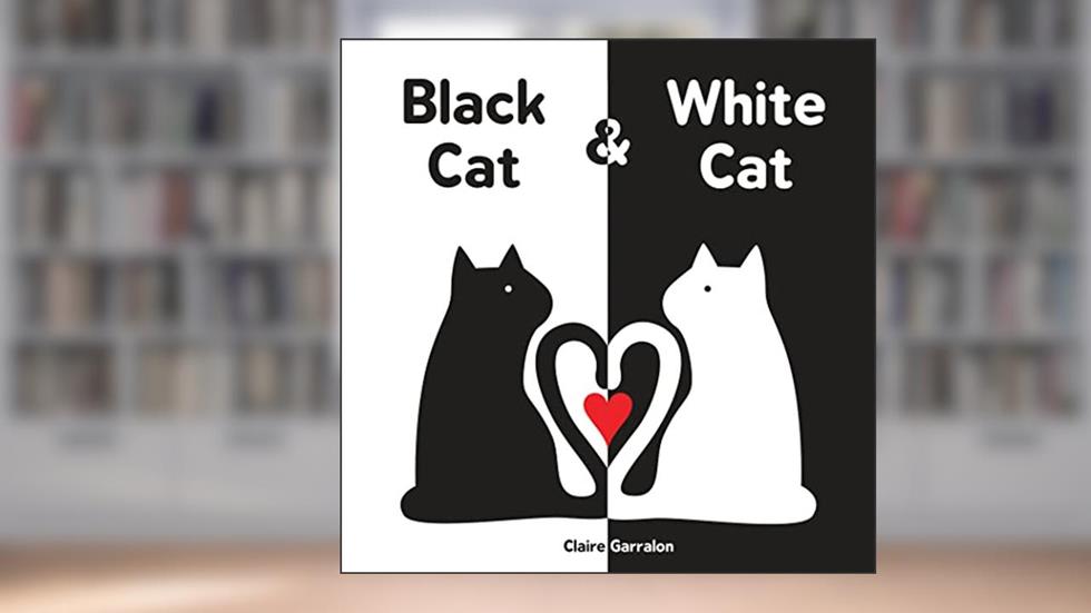 Black Cat & White Cat: A High Contrast Sensory Board Book About Opposites For Newborns and Babies, written by Claire Garralon