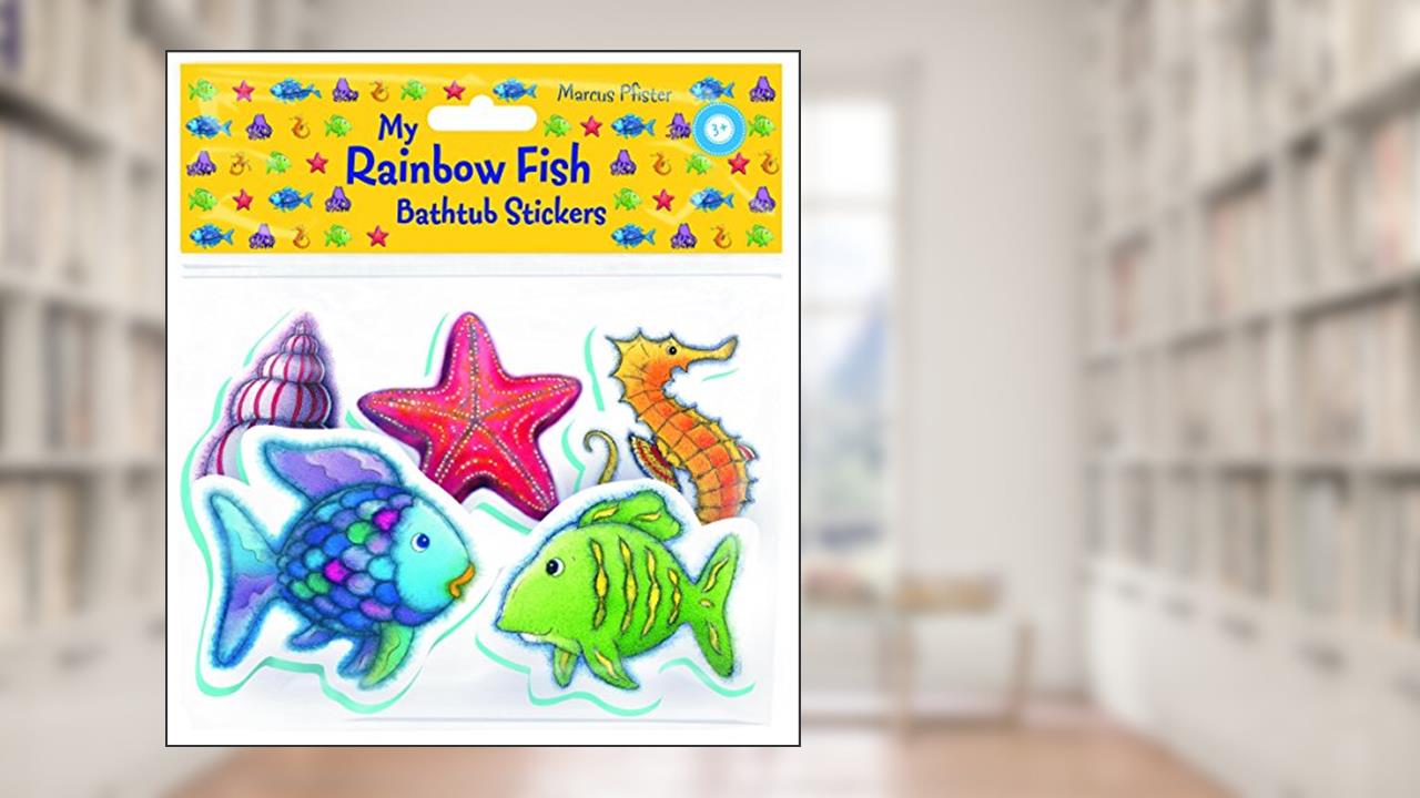 Rainbow Fish Bathtub Stickers, written by Marcus Pfister