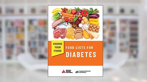 Cover from Choose Your Foods: Food Lists for Diabetes, written by Academy of Nutrition and Dietetics; American Diabetes Association
