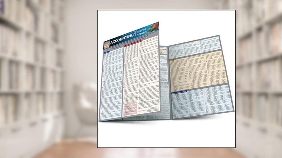 Accounting Equations & Answers: QuickStudy Laminated Reference Guide, written by Michael Griffin MBA