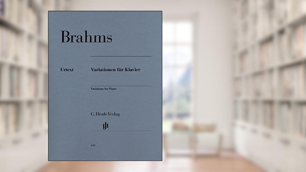 Variations for Piano (Multilingual Edition), written by Johannes Brahms