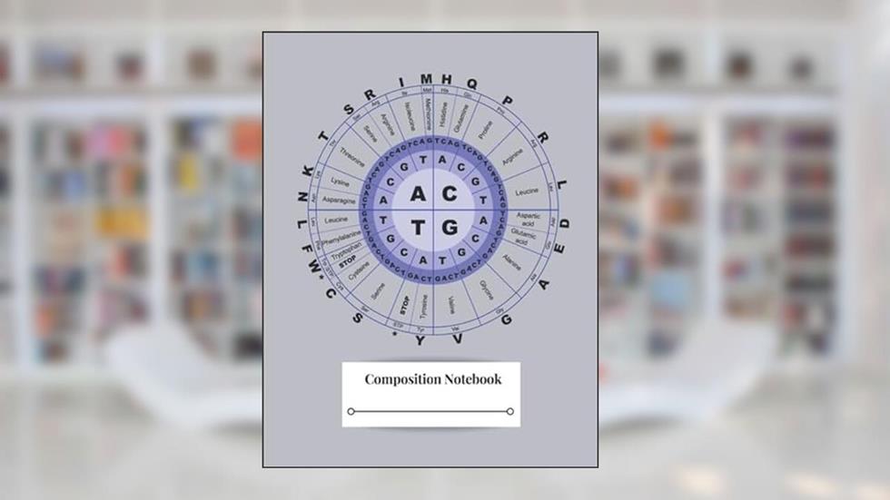 Composition Notebook: DNA Amino Acids Biology Code Genetics Codons Codes Table, written by Castlecomer Publishing
