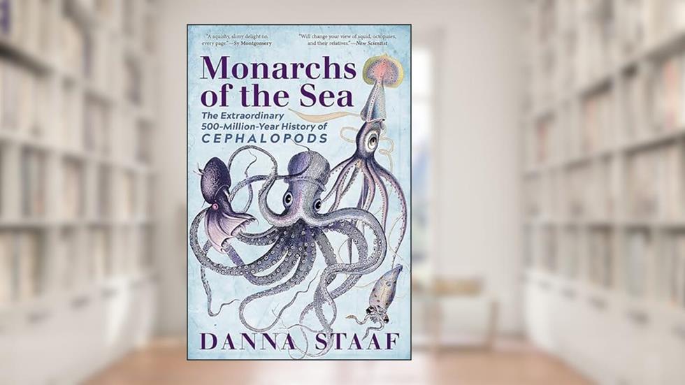 Monarchs of the Sea: The Extraordinary 500-Million-Year History of Cephalopods, written by Danna Staaf