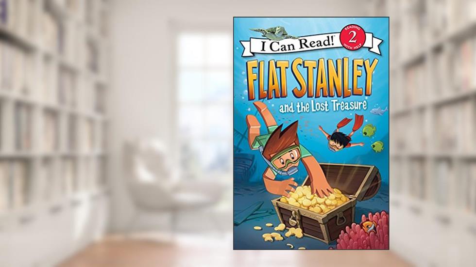 Flat Stanley and the Lost Treasure (I Can Read Level 2), written by Jeff Brown