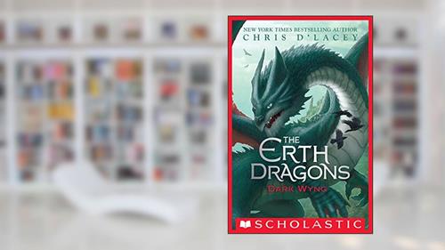 Cover from Dark Wyng (The Erth Dragons Book 2), written by Chris d'Lacey