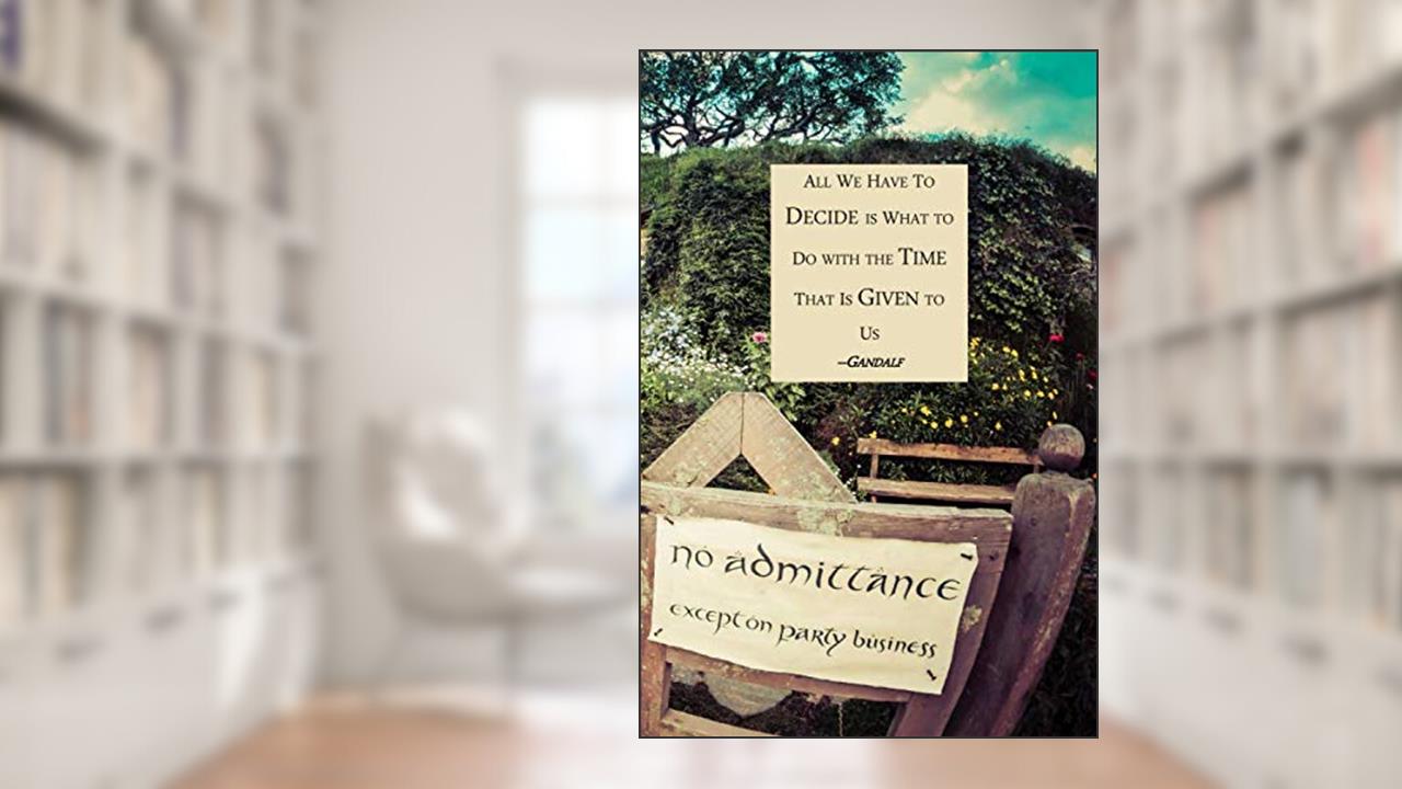 All We Have To Decide Is What To Do With The Time That Is Given To Us - Gandalf Journal: Journal - 6 x 9 inch - Paperback - 300 Pages, written by Nikki Lynne