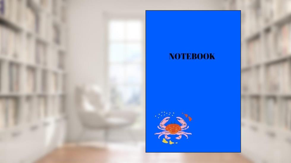 Crayfish notebook, written by Crayfish Publishing