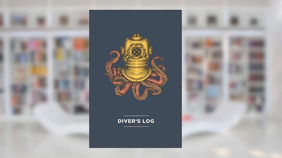 Scuba Diver Log Book with Vintage Octopus Cover - Track & Record 100+ Dives, written by Banana River Press