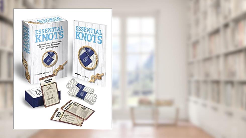 Essential Knots Kit: Includes Instructional Book, 48 Knot Tying Flash Cards and 2 Practice Ropes, written by Andrew Adamides