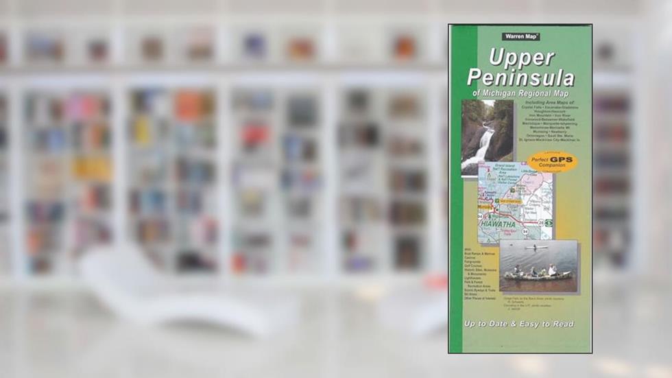 Michigan's Upper Peninsula road map, written by Warren Map
