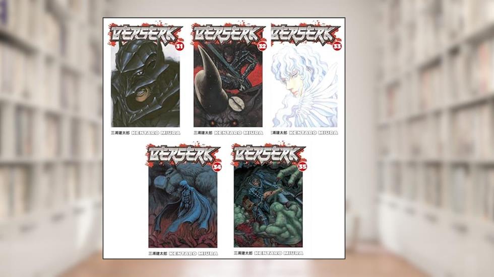 Berserk Volume 31-35 Collection 5 Books Set by Kentaro Miura - Series 7, written by Kentaro Miura