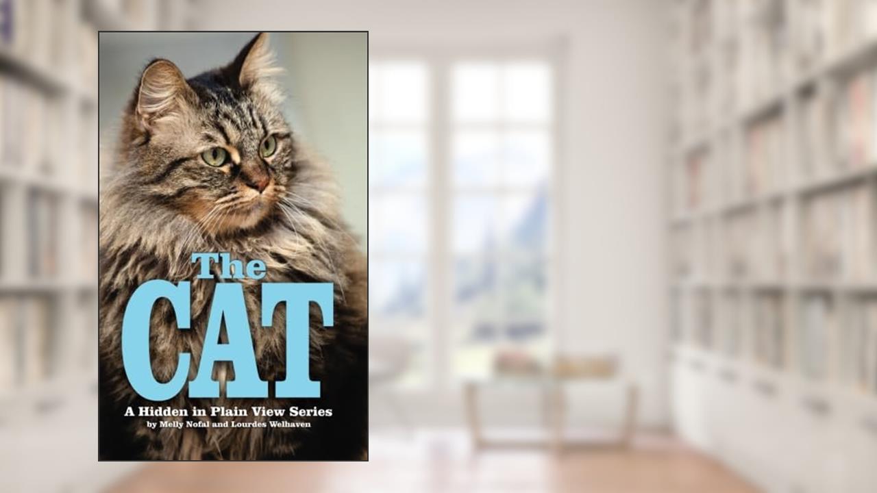 The Cat: The Password Organizer Log That Looks Like a Regular Book, written by Lourdes Welhaven; Melly Nofal