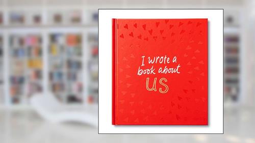 Cover from I Wrote a Book About Us, written by M.H. Clark