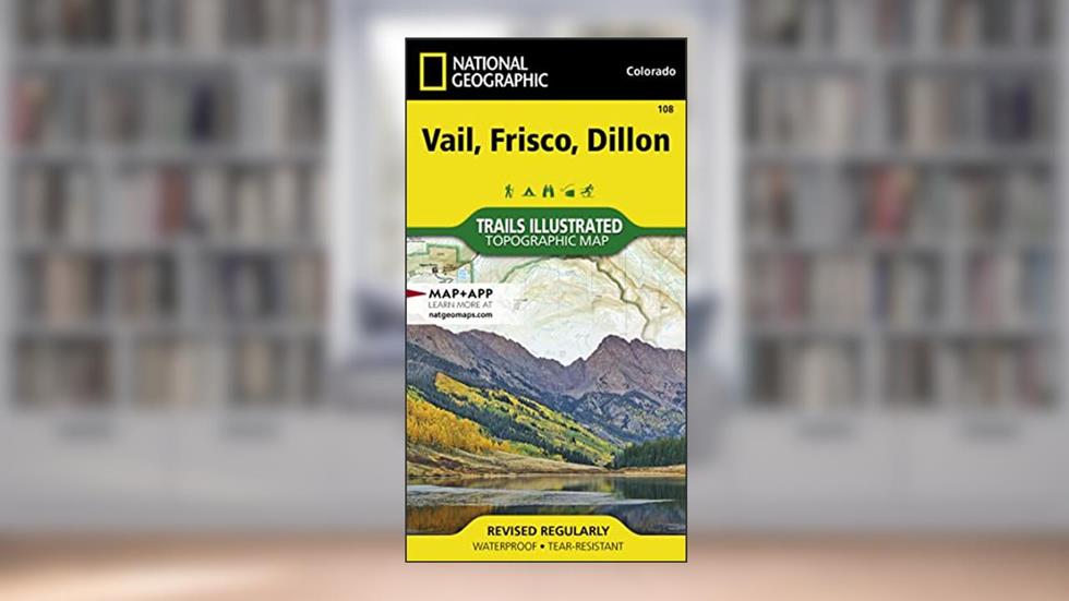 Vail, Frisco, Dillon Map (National Geographic Trails Illustrated Map, 108), written by National Geographic Maps - Trails Illustrated