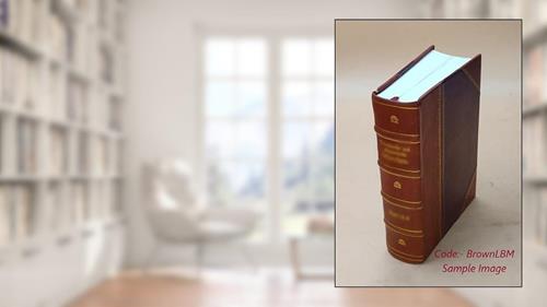 Cover from Annual report of the Forbes Library. Volume 1-14 (1895-1908) 1908 [Leather Bound], written by Forbes Library.