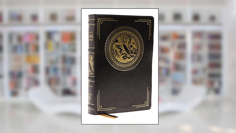 NRSVCE, Illustrated Catholic Bible, Leathersoft, Black, Comfort Print: Holy Bible, written by Catholic Bible Press