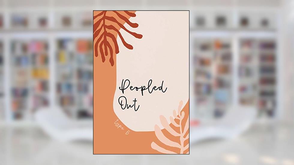 Peopled Out: Funny Type 5 Gift Notebook | The Investigator | College Ruled Journal | Terra Cotta Orange, written by The Quirky Type