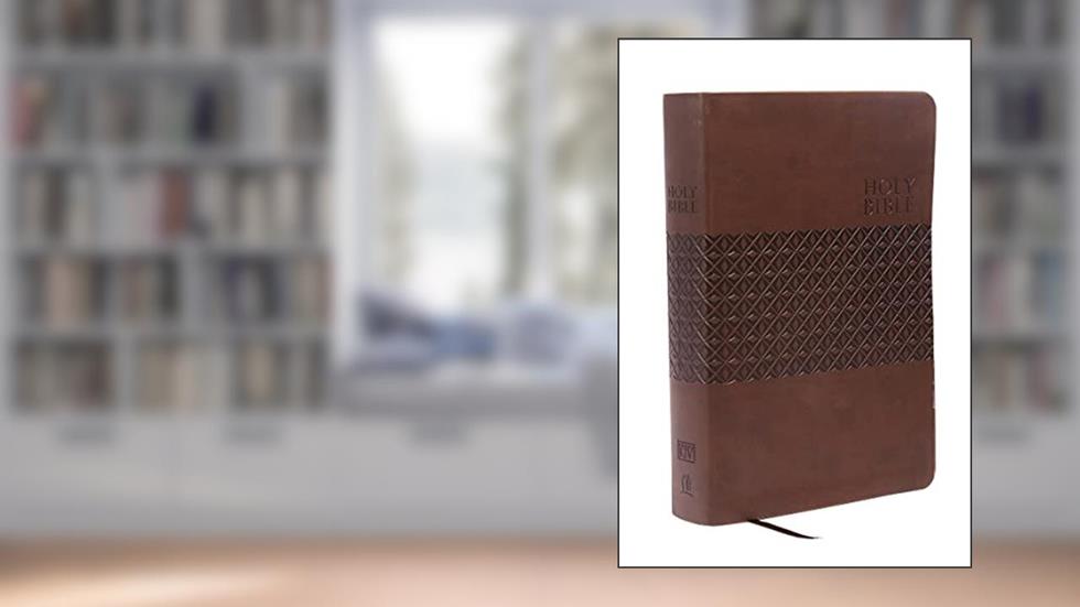 KJV Study Bible, Large Print, Leathersoft, Brown, Red Letter: Second Edition, written by Thomas Nelson