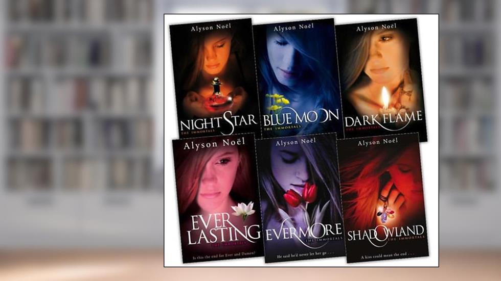 The Immortals Series 6 Books Collection Set Alyson Noel Everlasting, Night Star, written by Alyson Noel