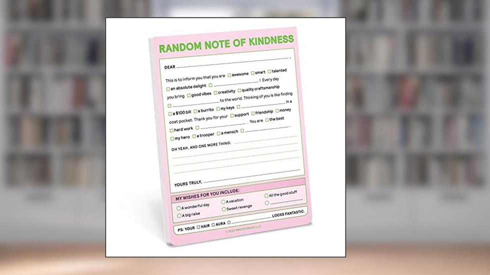 Knock Knock Random Note of Kindness Nifty Note (Knock Knock Nifty Notes), written by Knock Knock