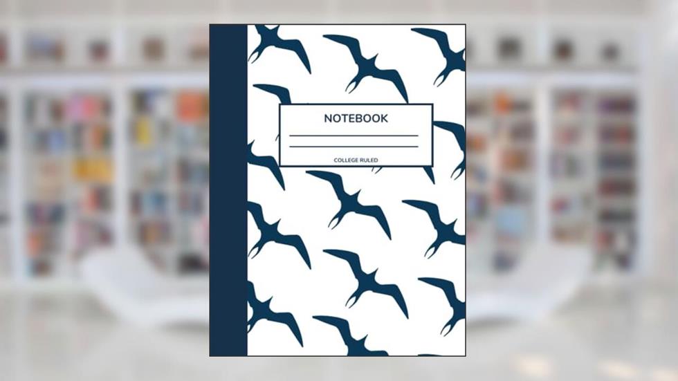 Notebook - Iwa Blue - 120 College Ruled, written by Ohappydoodles HI