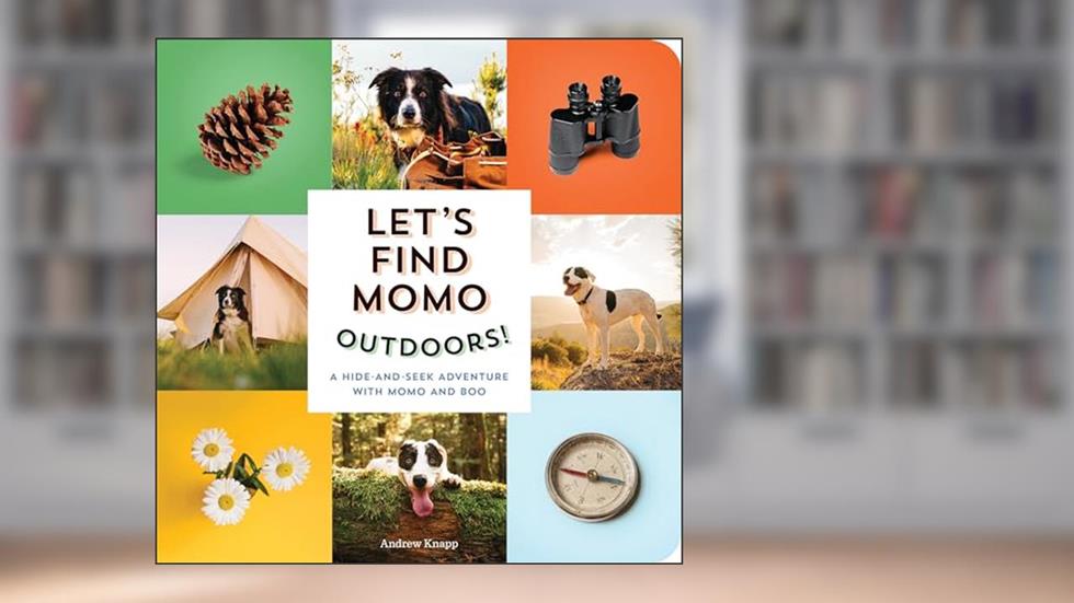 Let's Find Momo Outdoors!: A Hide-and-Seek Adventure with Momo and Boo, written by Andrew Knapp