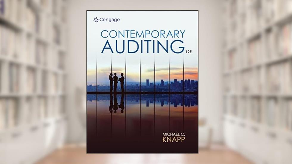 Contemporary Auditing, written by Michael C. Knapp