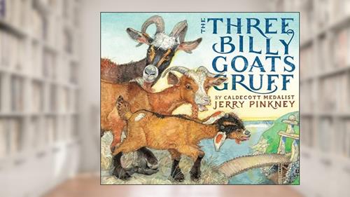 Cover from The Three Billy Goats Gruff, written by Jerry Pinkney