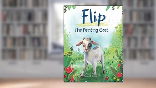 Cover from Flip, the Fainting Goat, written by Alicia Stenard