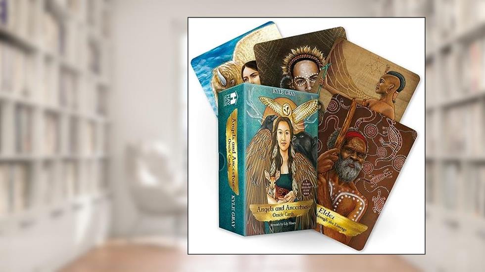 Angels and Ancestors Oracle Cards: A 55-Card Deck and Guidebook, written by Kyle Gray