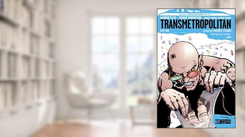 Cover from Transmetropolitan Book Two, written by Warren Ellis