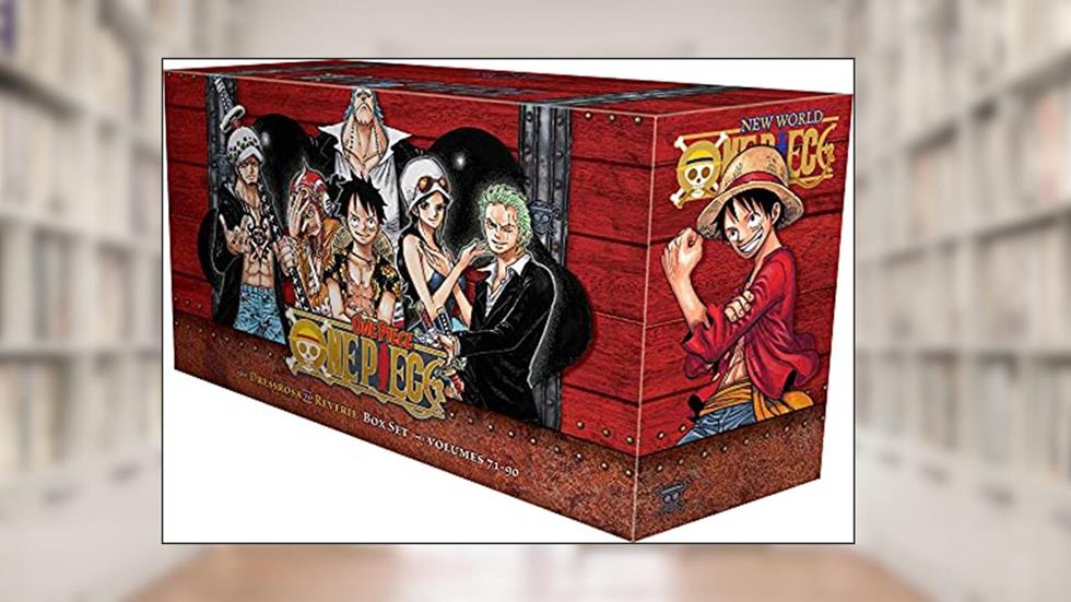One Piece Box Set 4: Dressrosa to Reverie: Volumes 71-90 with Premium (4) (One Piece Box Sets), written by Eiichiro Oda