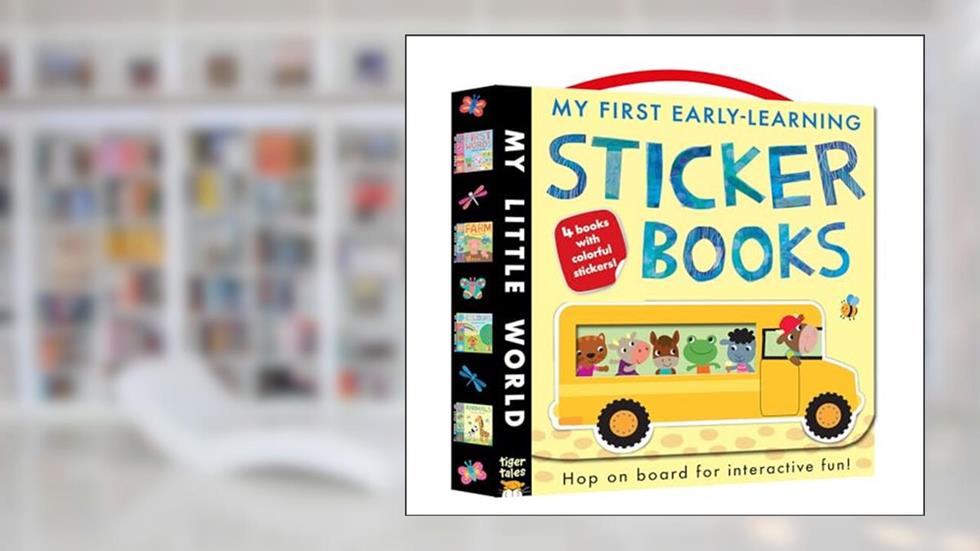 My First Early-Learning Sticker Books Boxed Set: 4 Books with Colorful Stickers! (My Little World), written by Jonathan Litton
