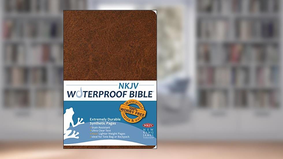 Waterproof Bible - NKJV - Brown, written by Bardin & Marsee Publishing