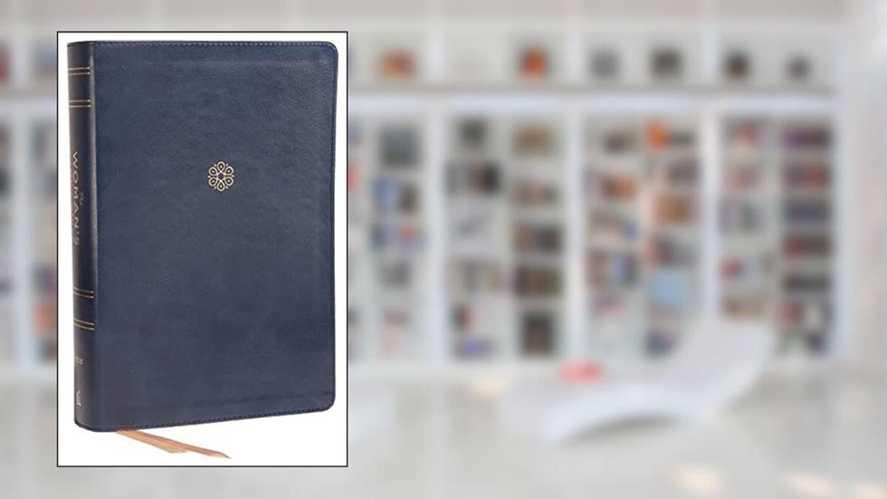 NIV, The Woman's Study Bible, Leathersoft, Blue, Full-Color, Red Letter: Receiving God's Truth for Balance, Hope, and Transformation, written by Thomas Nelson