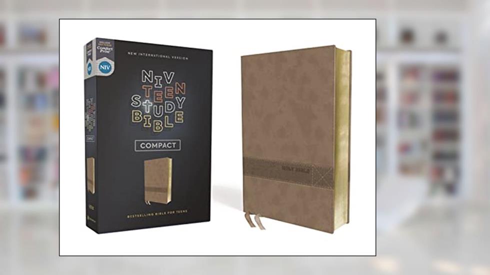 NIV, Teen Study Bible (For Life Issues You Face Every Day), Compact, Leathersoft, Brown, Comfort Print, written by Zondervan