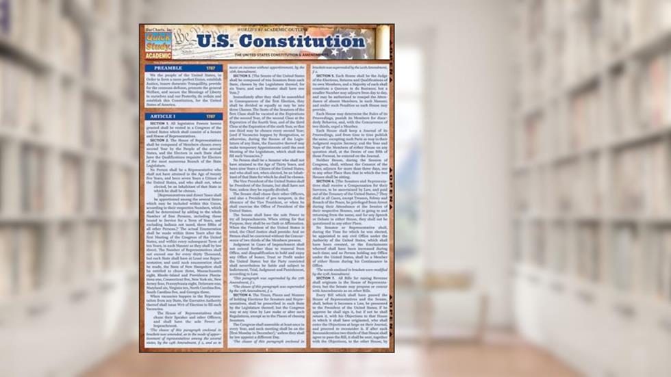 U.S. Constitution: a QuickStudy Laminated Reference Guide, written by Inc. BarCharts