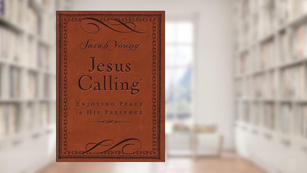 Jesus Calling, Small Brown Leathersoft, with Scripture References: Enjoying Peace in His Presence (A 365-Day Devotional), written by Sarah Young