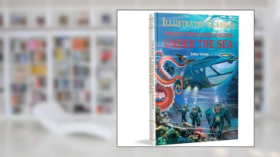 Illustrated Classics - Twenty Thousand Leagues Under The Sea: Abridged Novels With Review Questions, written by Jules Verne