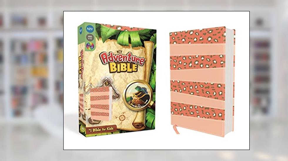 NIV, Adventure Bible, Leathersoft, Coral, Full Color, written by Zondervan