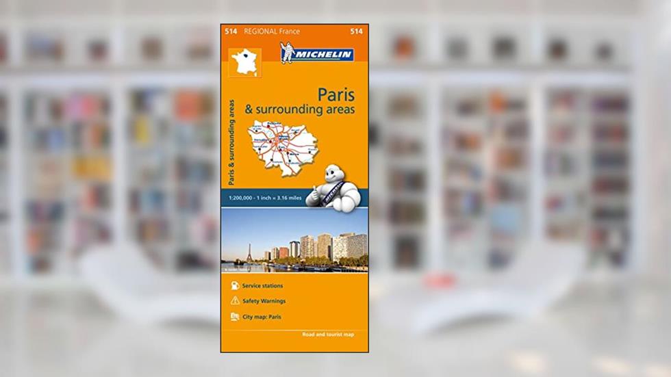 Michelin Regional Maps: France: Paris and Surrounding Areas Map 514 (Michelin Regional, 514), written by Michelin