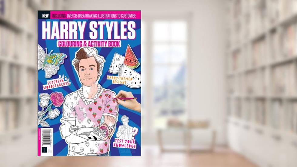 Harry Styles Colouring & Activity Book: Including over 35 breathtaking illustrations to customise, written by Future Publishing Ltd
