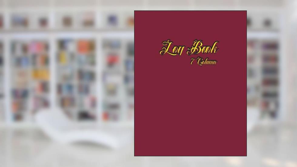 7 Column Log Book for small business: Create and customise your own logbook, red cover, written by ammer must