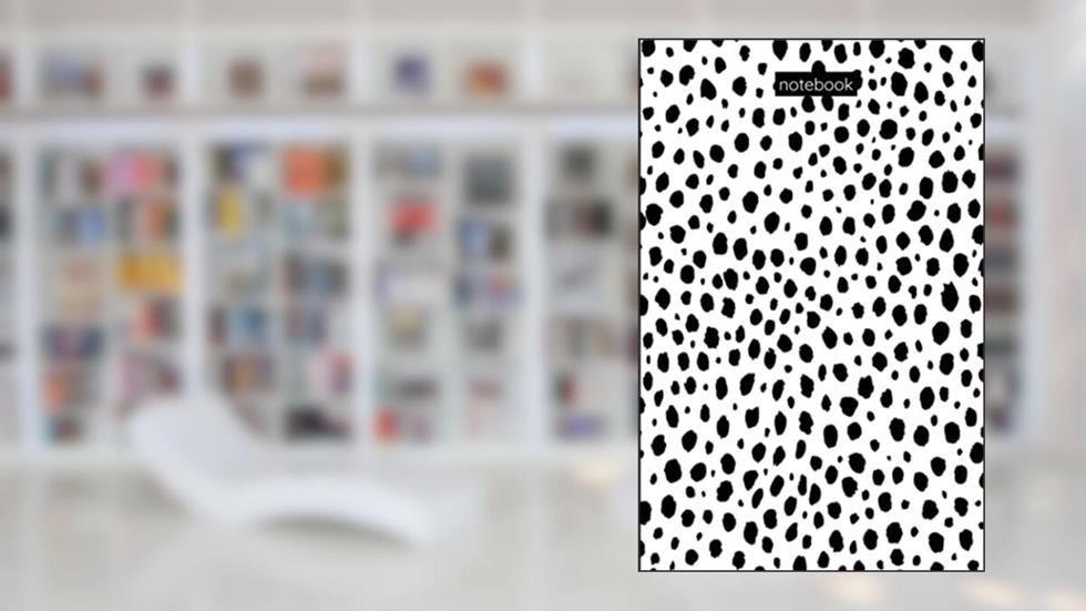 Black & White Cheetah Print Notebook: Small 5.5 X 8.5 College-Ruled Transportable Notebook, written by mcgemi designs